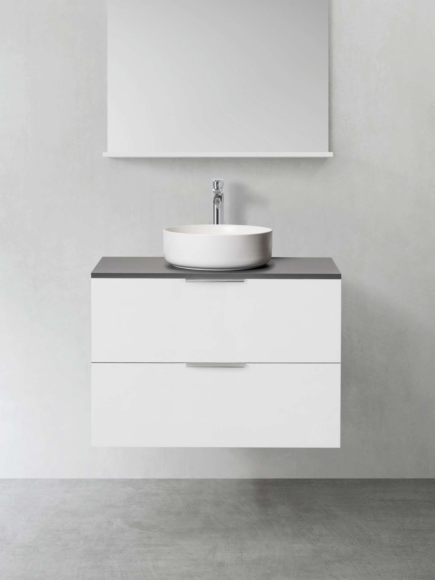 KOMMOD HAFA SHAPE VIT 800