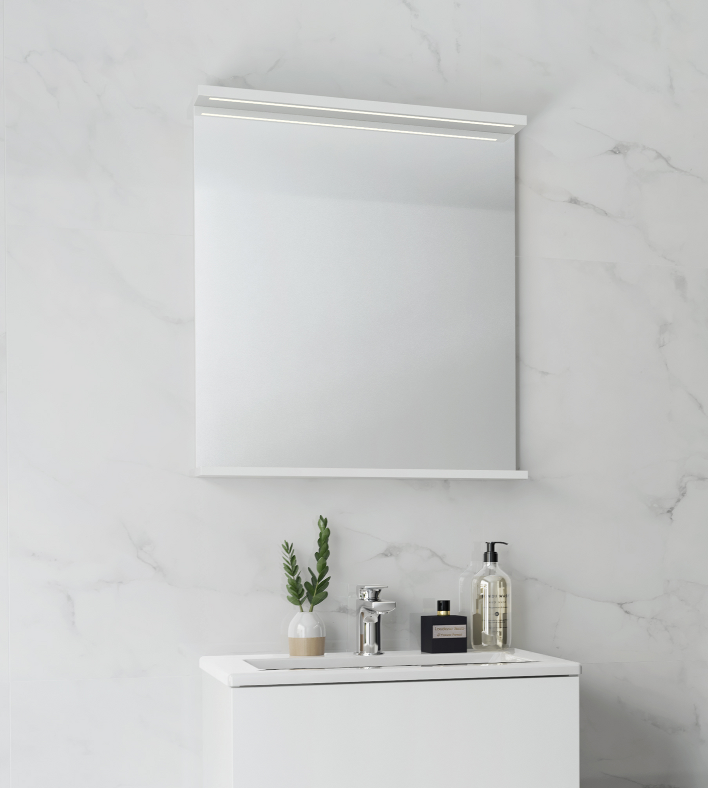 SPEGEL HAFA STORE LEDPROFIL VIT 600