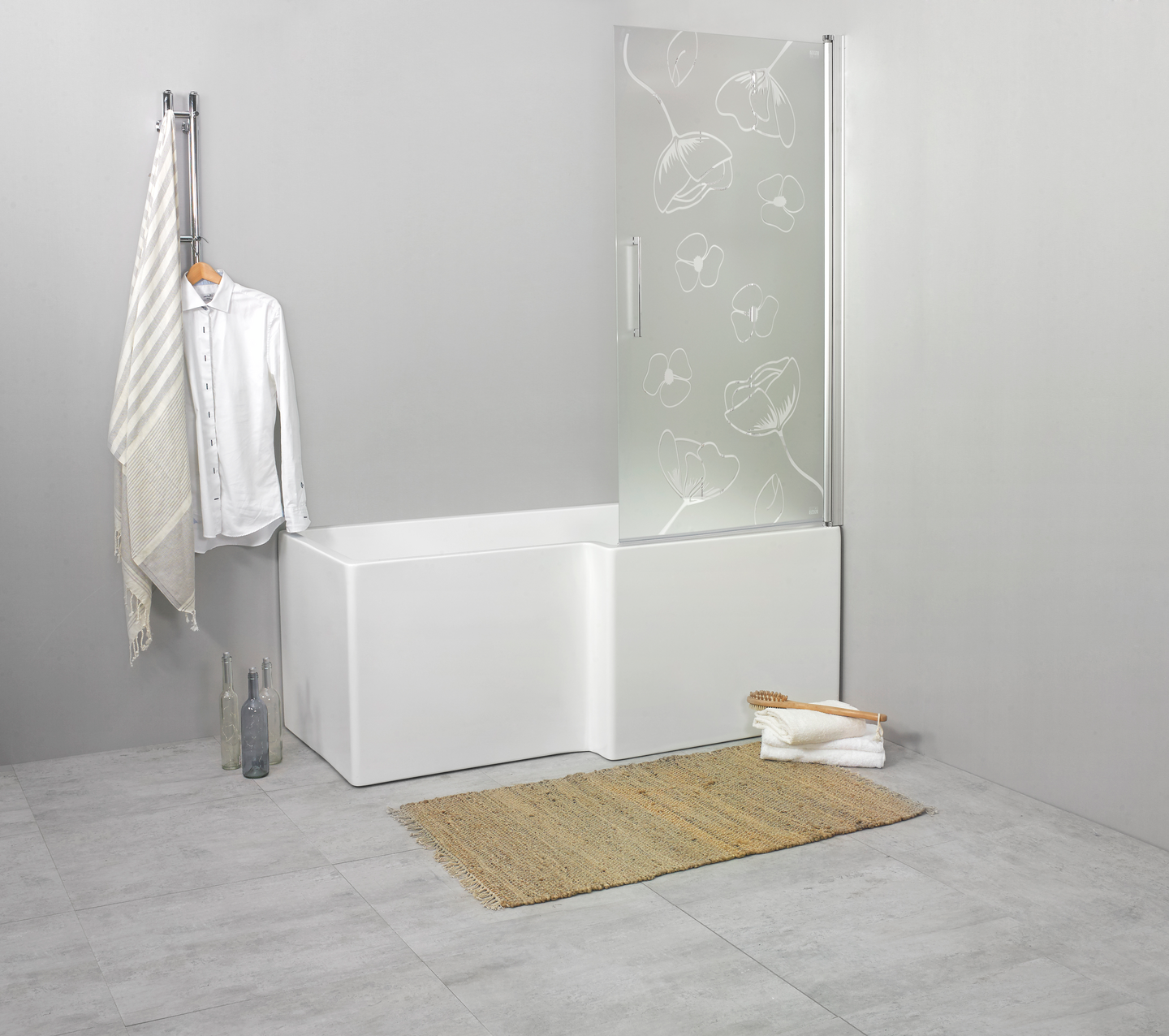 BADKAR NORO GRAND INKL AVLOPPSSATS, 160X83/70 VÄNSTER