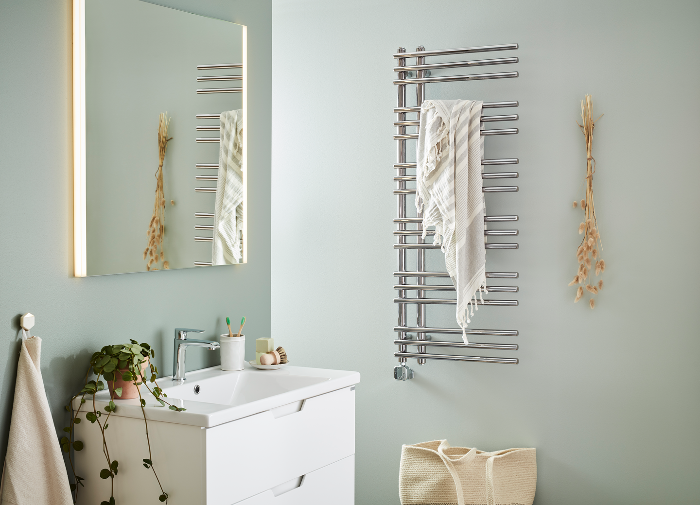 HANDDUKSTORK NORO ARC KROM 125X50