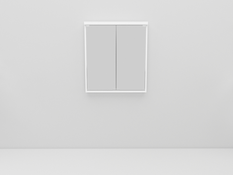 SPEGELSKÅP NORO ALVA 600 VIT MATT