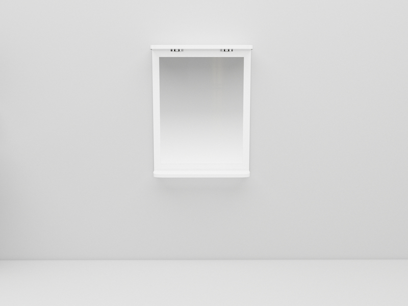 SPEGEL NORO FIX 550 MATT VIT HÖGGLANS