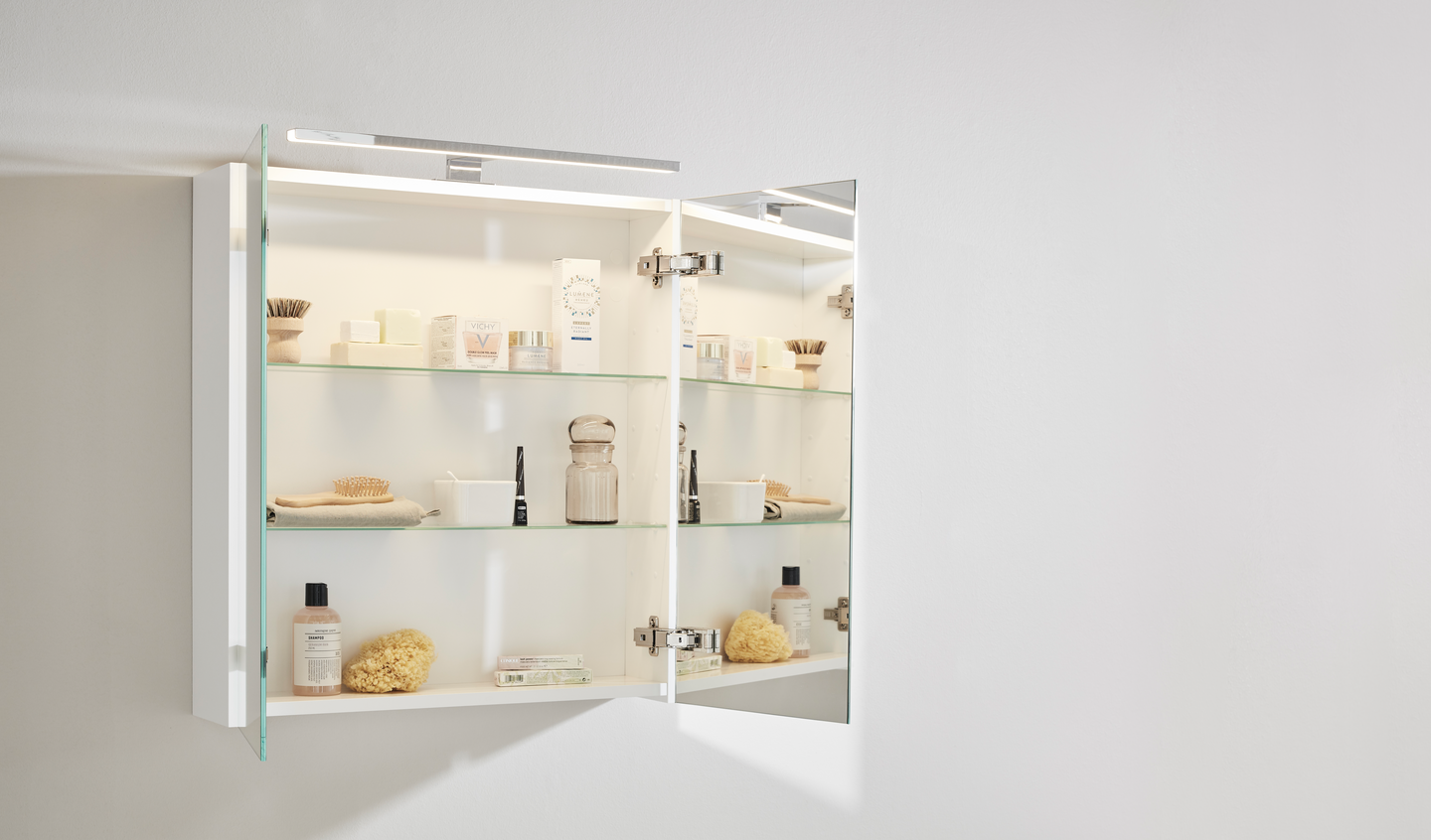 SPEGELSKÅP NORO FLEX VIT MATT 600