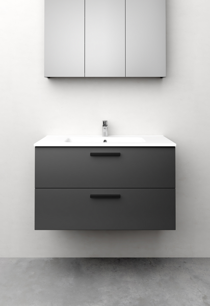 TVÄTTSTÄLLSSKÅP WESTERBERGS JORD ANTRACIT MATT 900