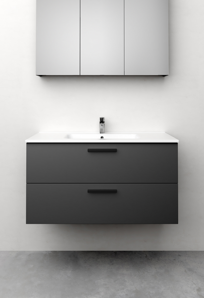 TVÄTTSTÄLLSSKÅP WESTERBERGS JORD ANTRACIT MATT 1000