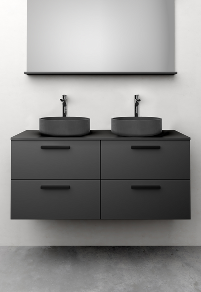 TVÄTTSTÄLLSSKÅP WESTERBERGS JORD ANTRACIT MATT 1200D