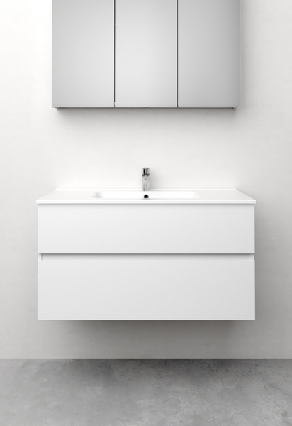 TVÄTTSTÄLLSSKÅP WESTERBERGS HIMMEL VIT MATT 1000