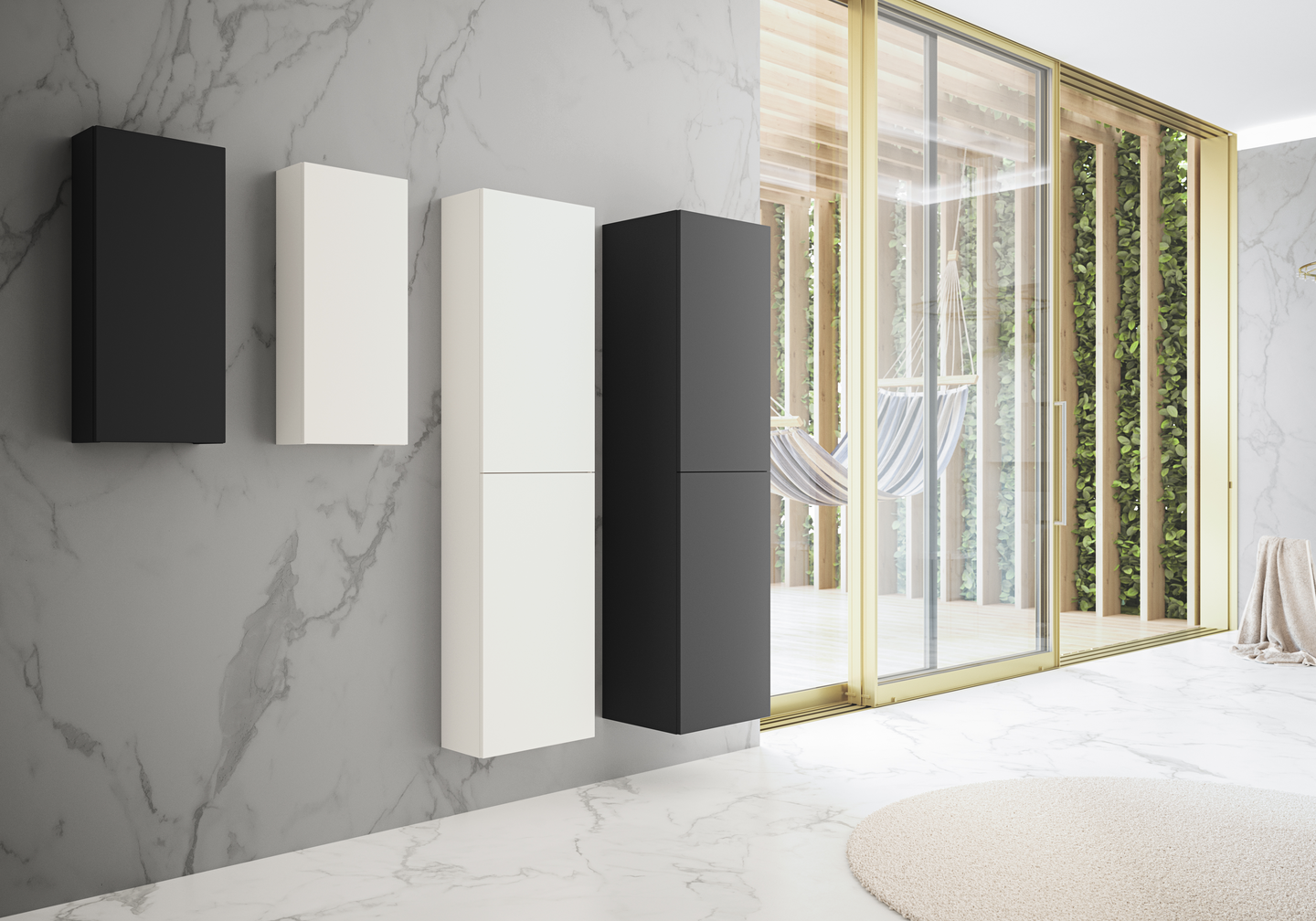 HÖGSKÅP WESTERBERGS SAMLA COMPACT ANTRACIT MATT SOFTCLOSE