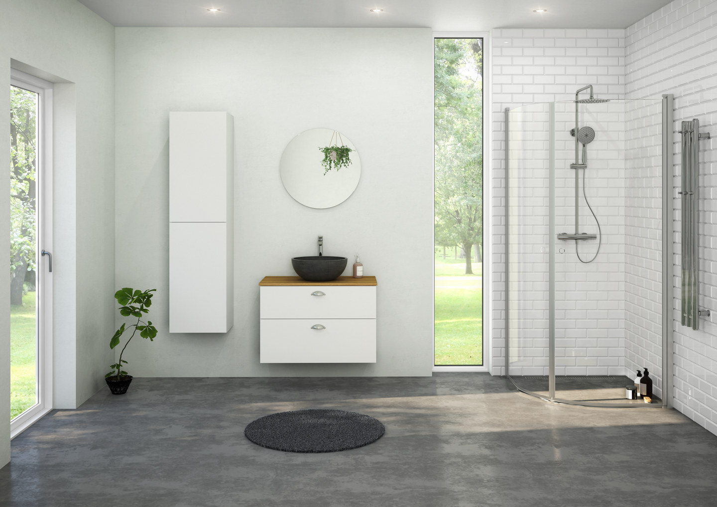 KOMMOD NORO CITY VIT MATT 800