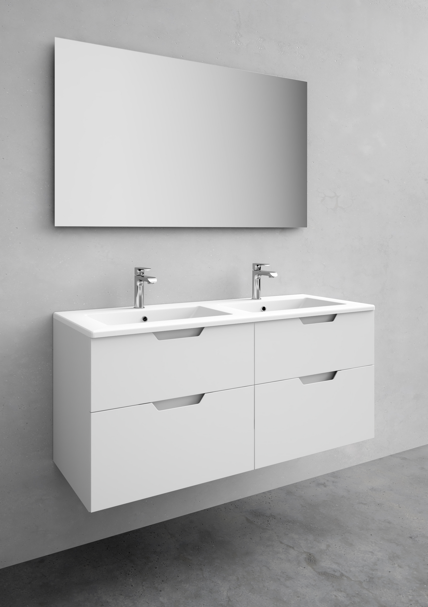 KOMMOD NORO STUDIO VIT MATT 1200D