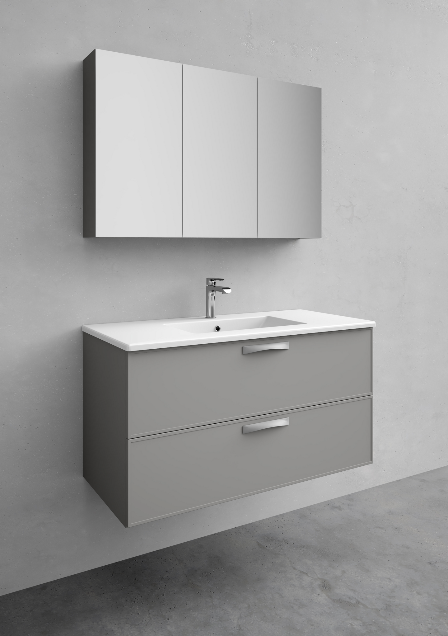 KOMMOD NORO VOGUE SOFT GRÅ 1000