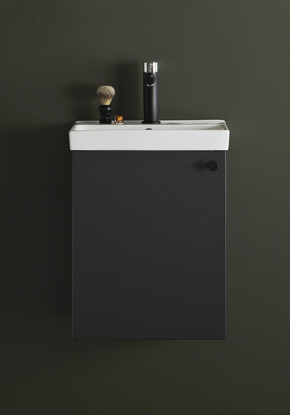 TVÄTTSTÄLLSSKÅP HAFA NEAT LUCKA ANTRACIT 420