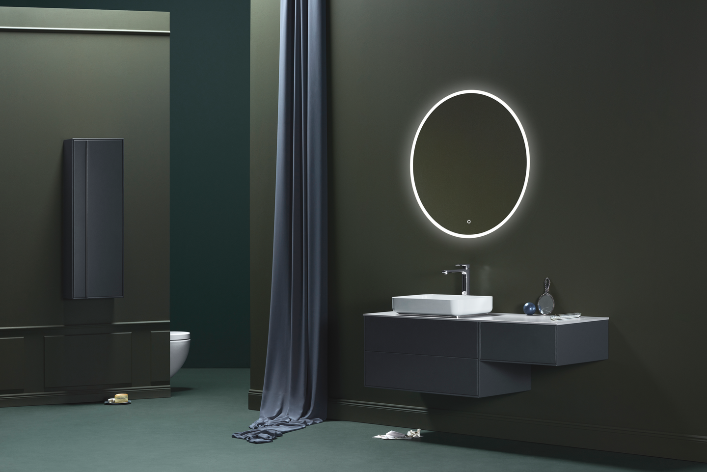 SPEGEL HAFA STORE RUND LED 1000