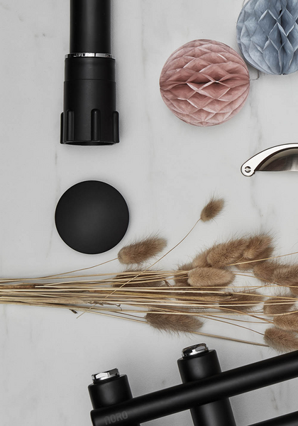 BOTTENVENTIL NORO PUSH FÖR BRÄDDAVLOPP SVART