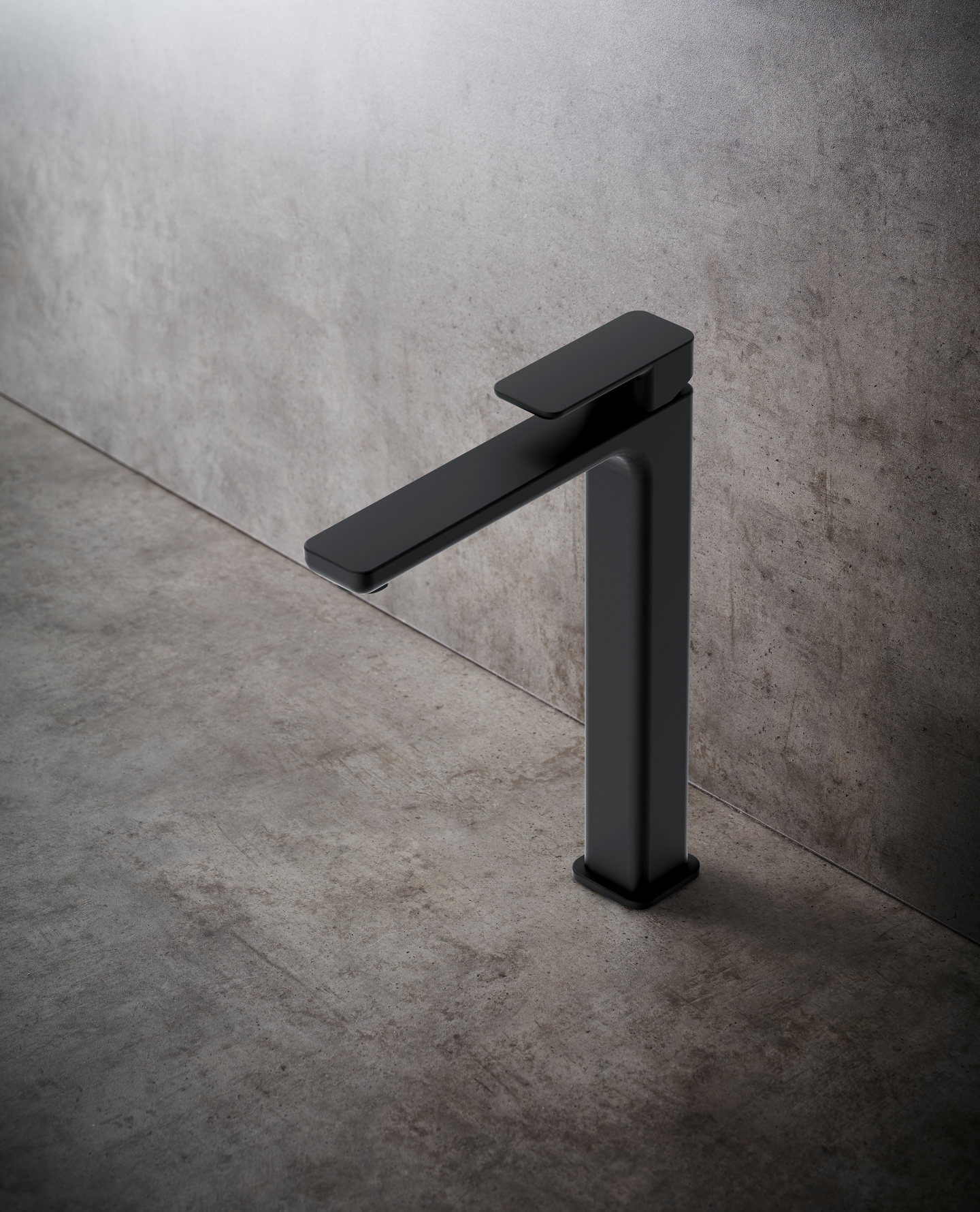 TVÄTTSTÄLLSBLANDARE HAFA SMOOTH HÖG, SVART