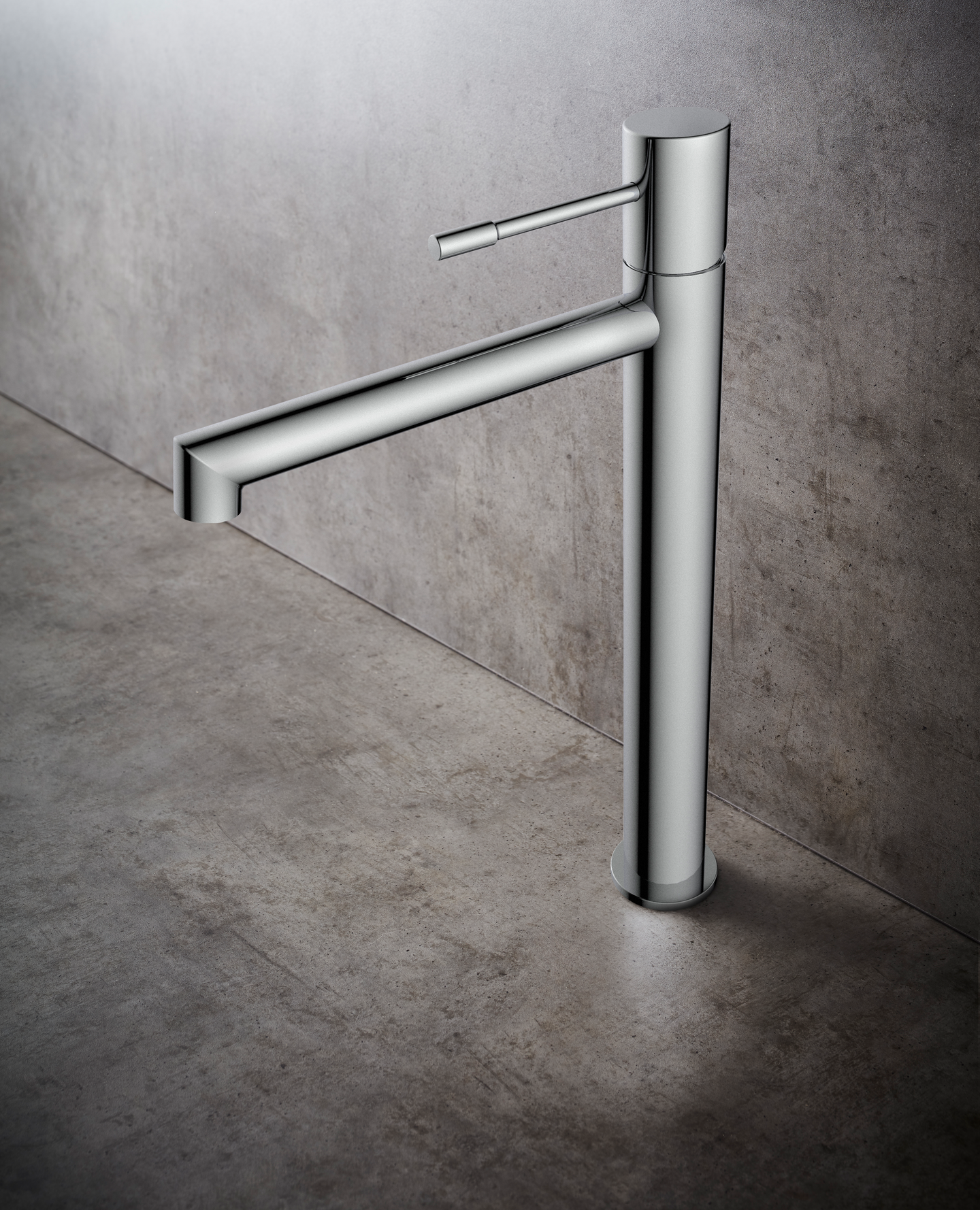 TVÄTTSTÄLLSBLANDARE HAFA SHAPE HÖG, KROM