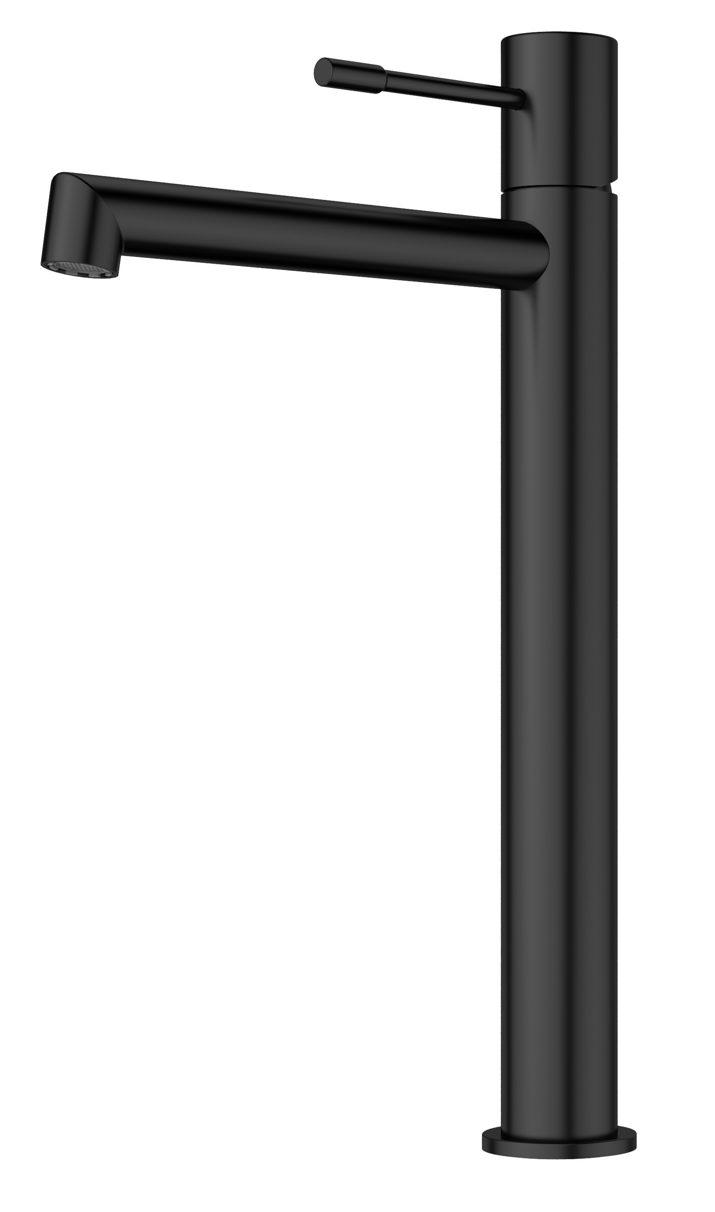 TVÄTTSTÄLLSBLANDARE HAFA SHAPE HÖG, SVART