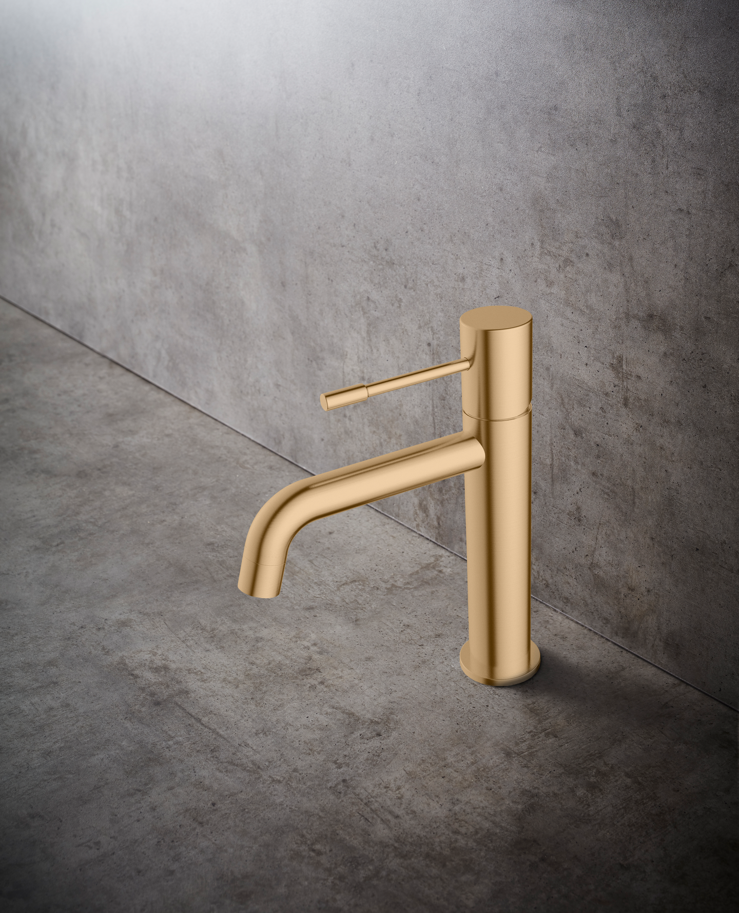 TVÄTTSTÄLLSBLANDARE HAFA FINE LÅG, MATT BORSTAD MÄSSING