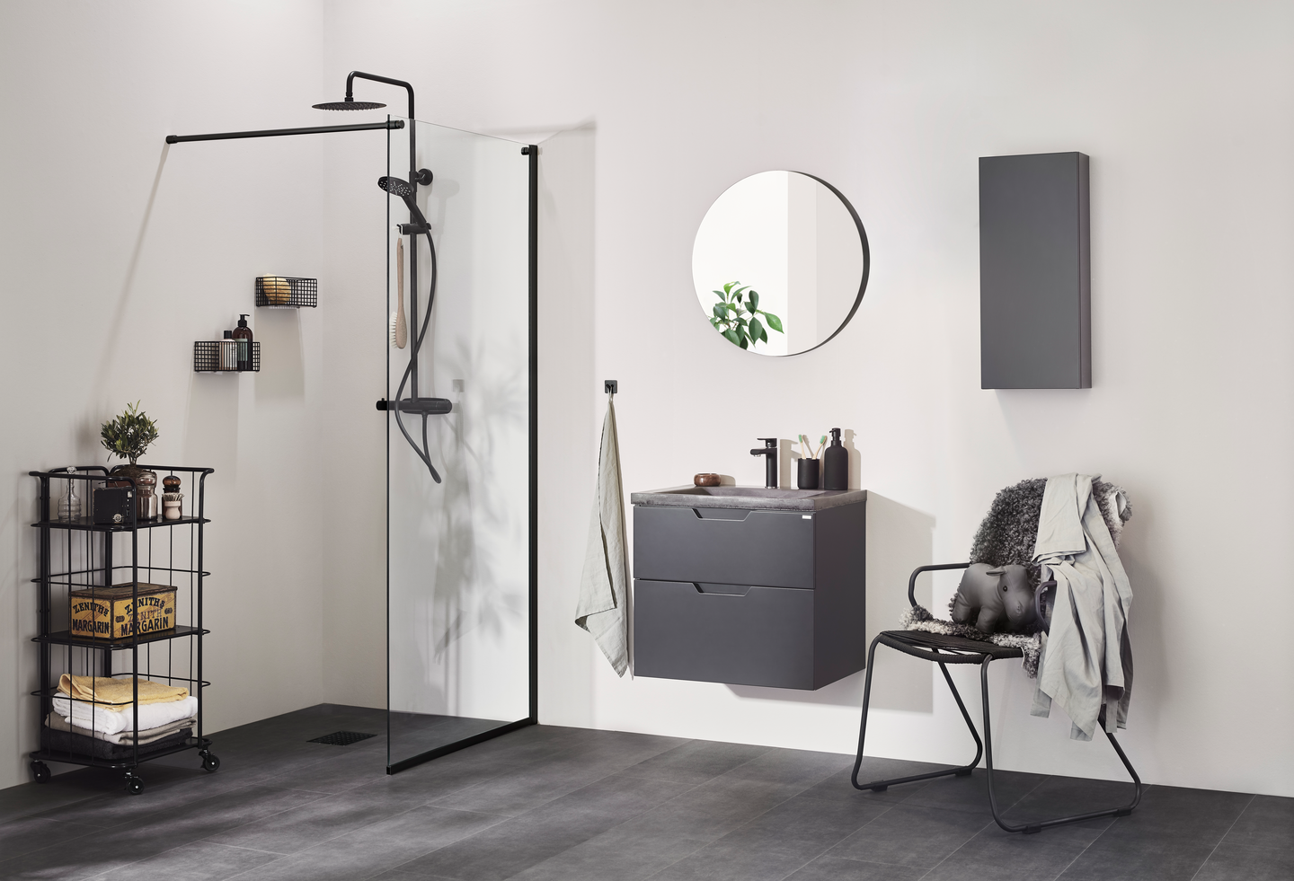 KOMMOD NORO STUDIO ANTRACIT 600