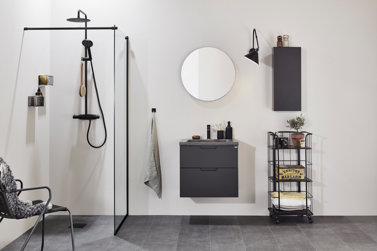 KOMMOD NORO STUDIO ANTRACIT 600