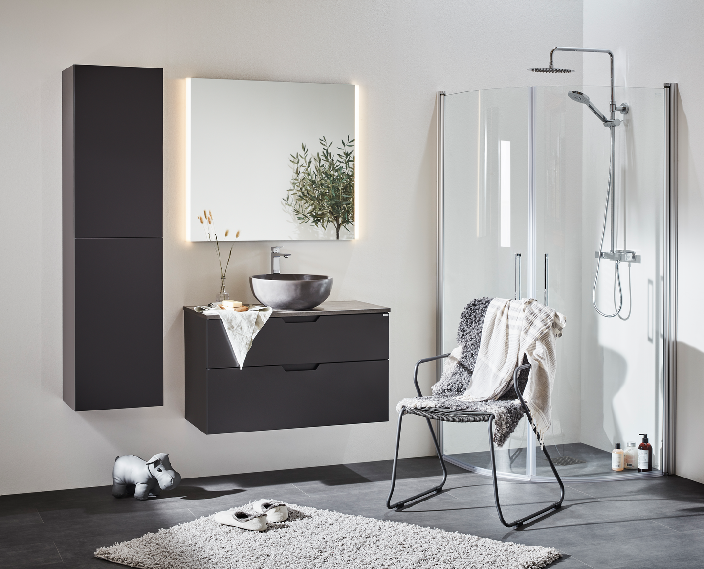 KOMMOD NORO STUDIO ANTRACIT 800