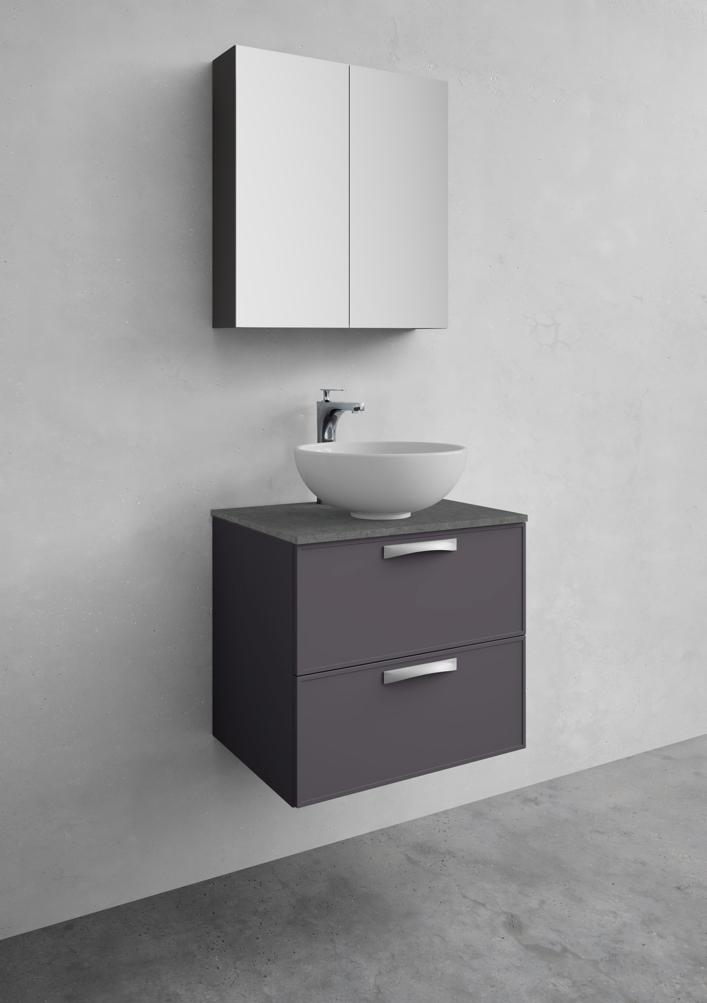 TVÄTTSTÄLLSSKÅP NORO VOGUE ANTRACIT 600