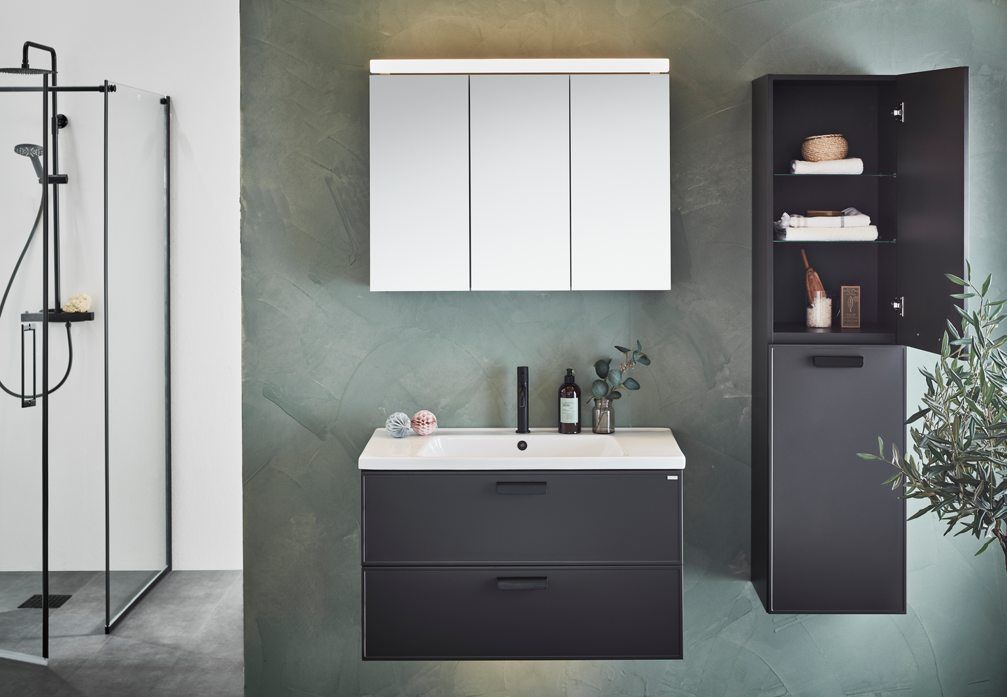 KOMMOD NORO VOGUE ANTRACIT 900