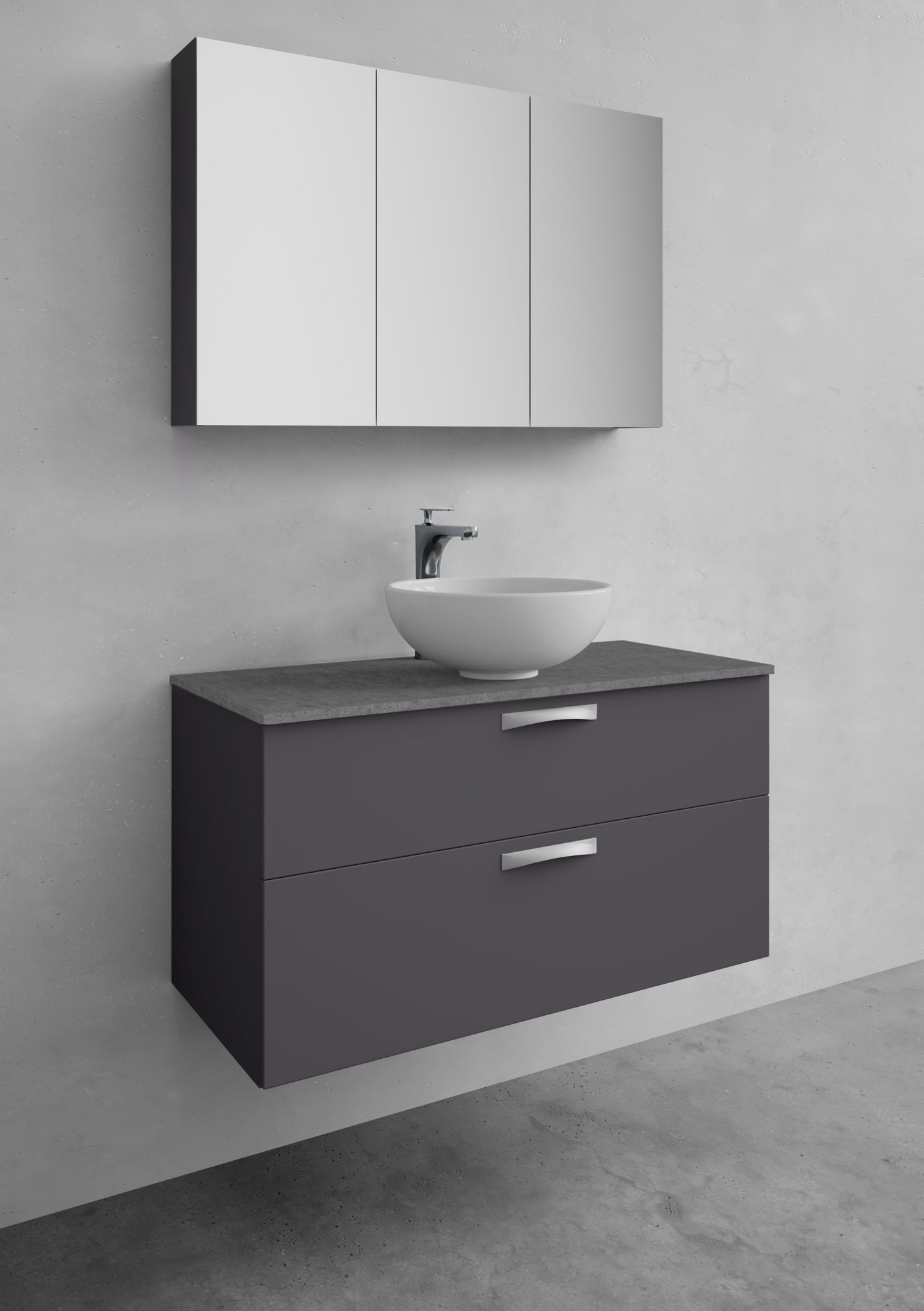 KOMMOD NORO CITY ANTRACIT 1000