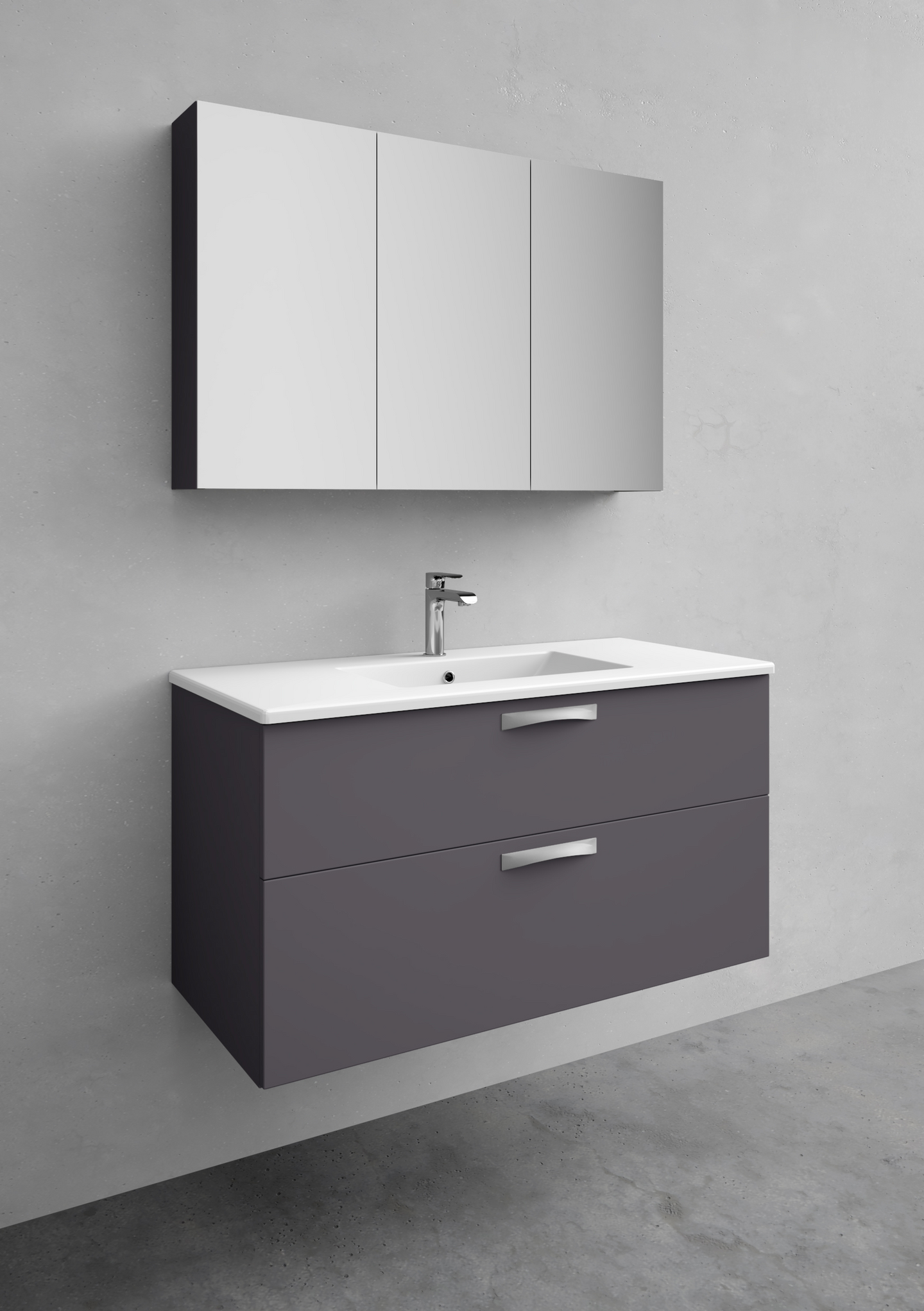 SPEGELSKÅP NORO FLEX ANTRACIT 1000