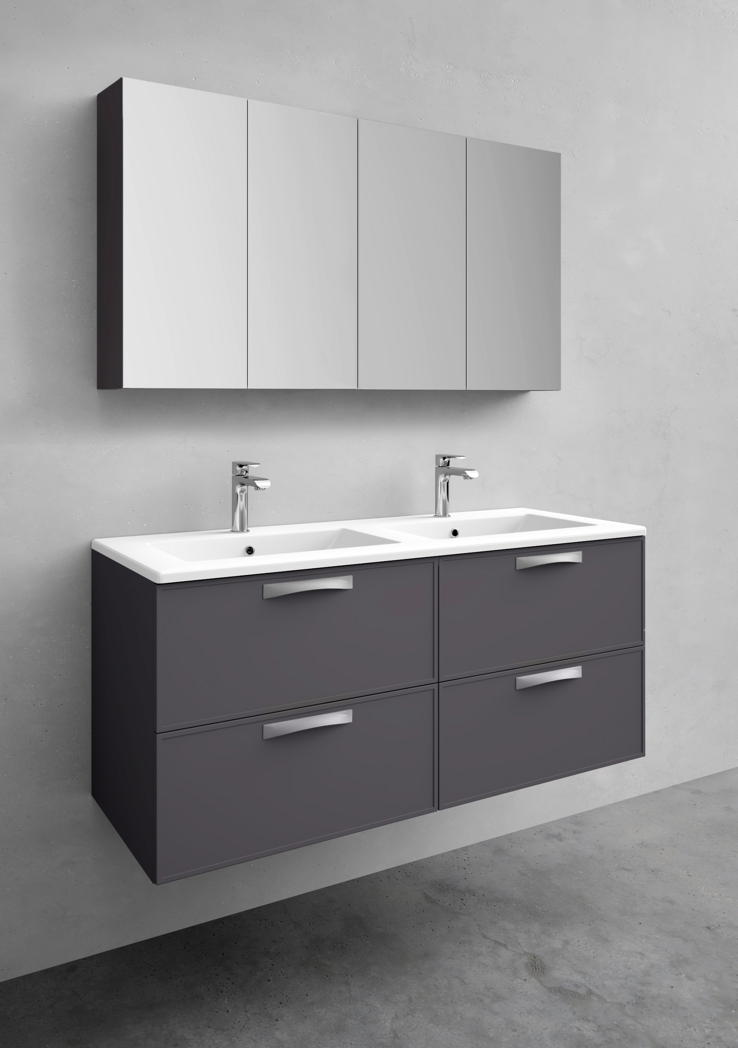 SPEGELSKÅP NORO FLEX ANTRACIT 1200