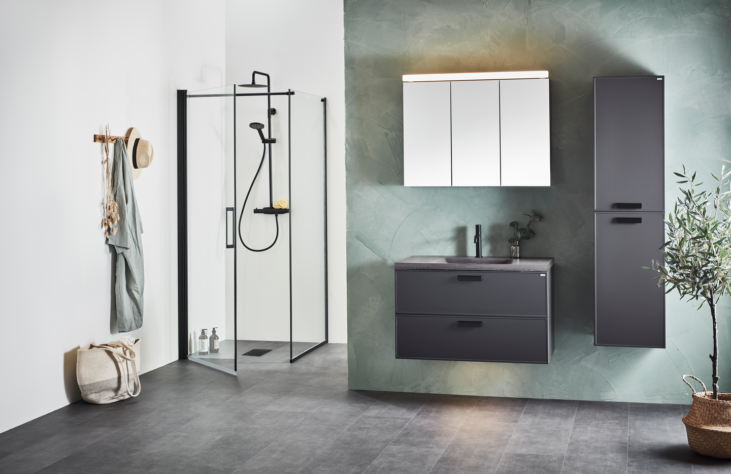 HÖGSKÅP NORO FLEX VOGUE ANTRACIT