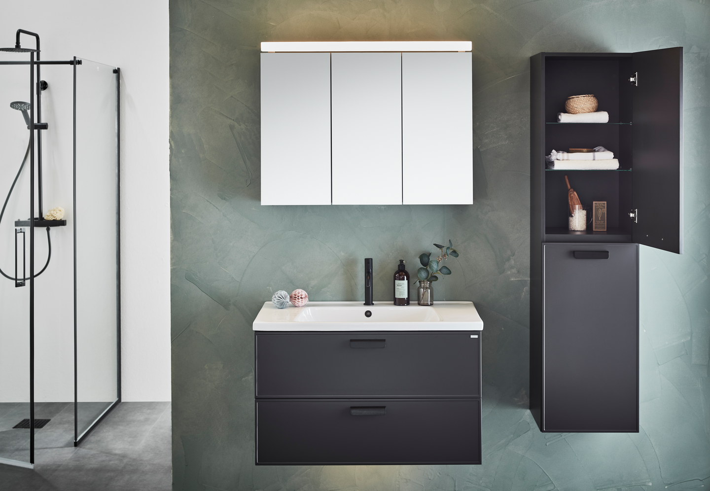 HÖGSKÅP NORO FLEX VOGUE ANTRACIT