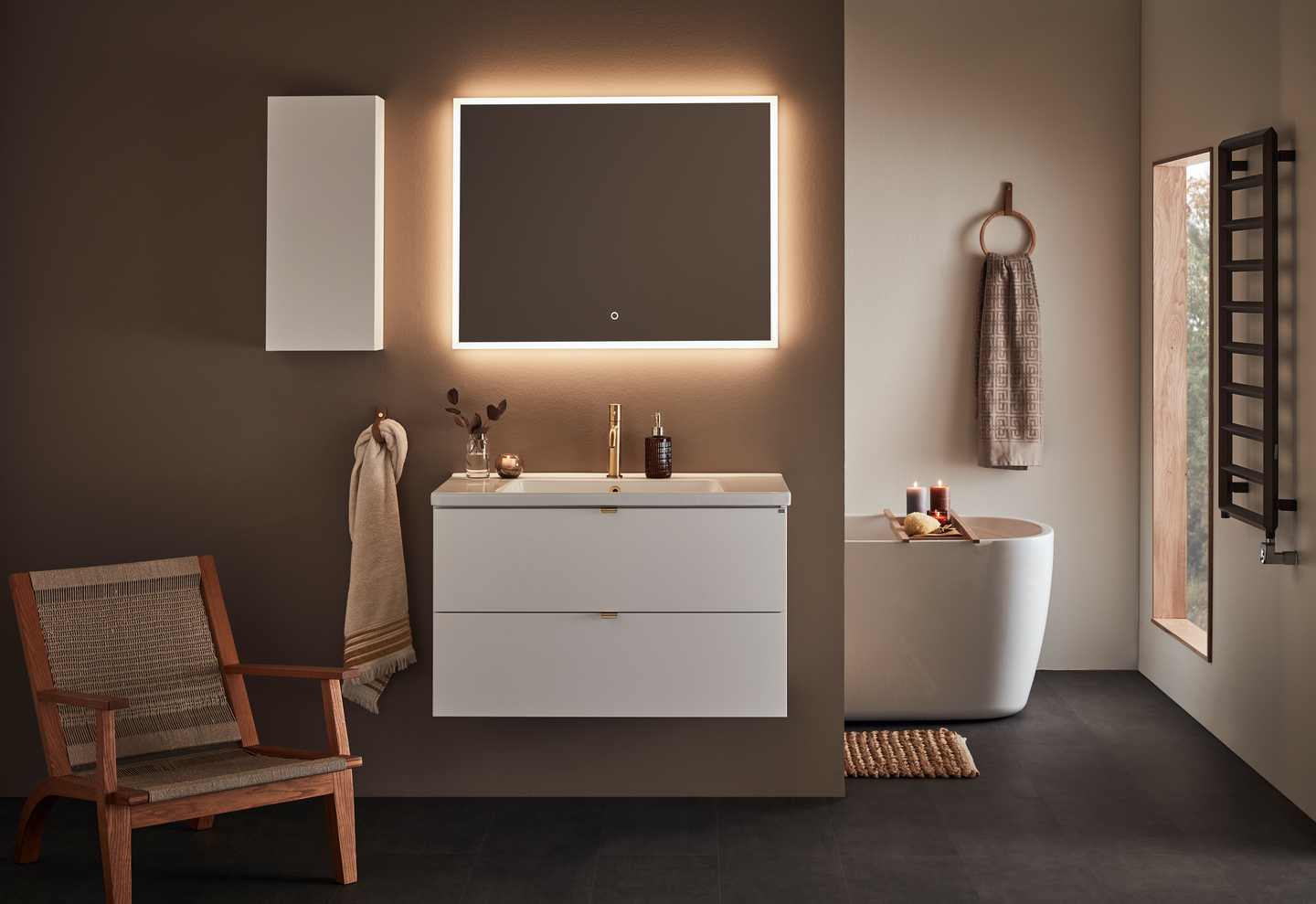 SPEGEL HAFA STORE SQUARE LED 800