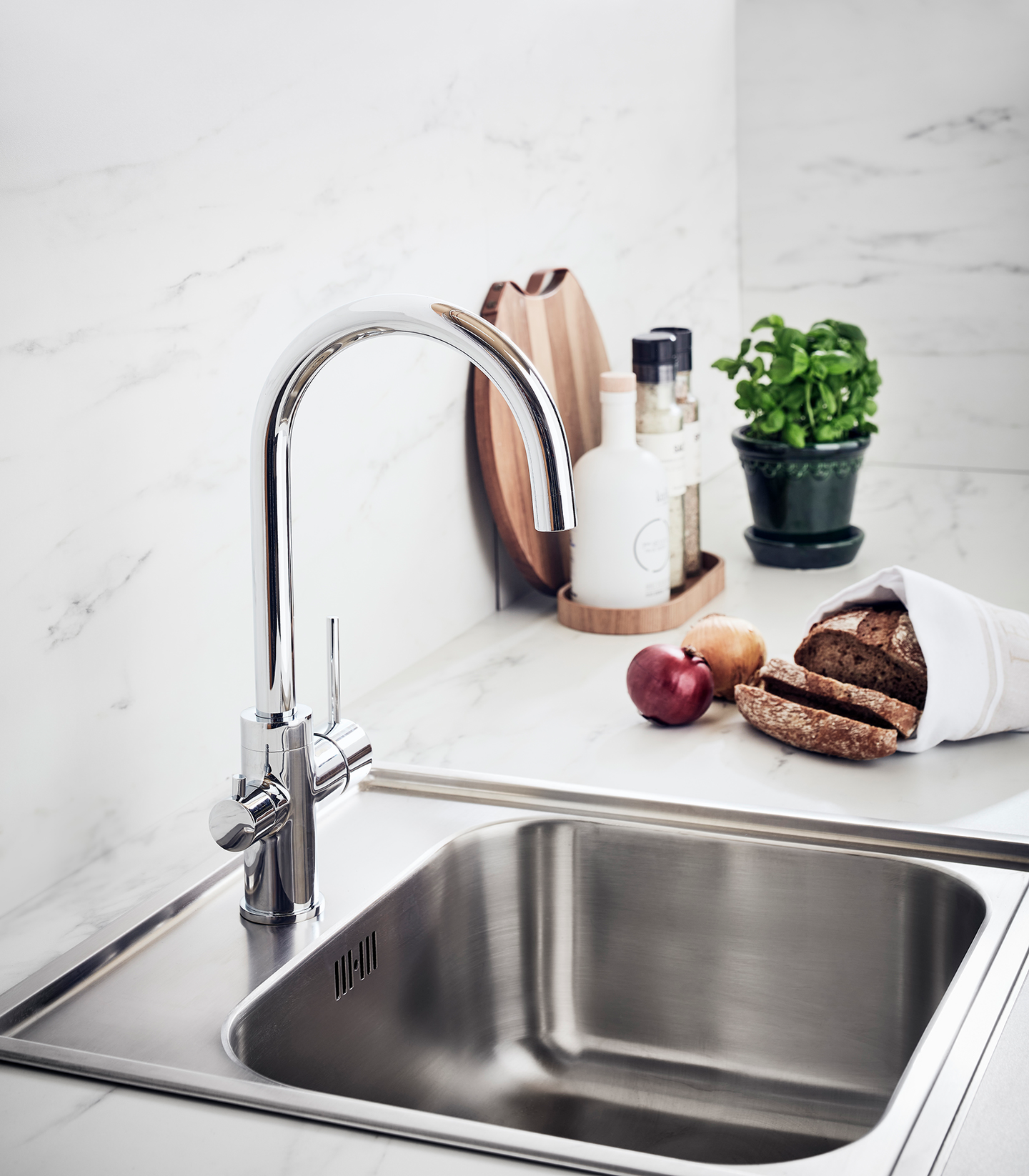 KÖKSBLANDARE HAFA BOW KROM M, DISKMASKINSAVST