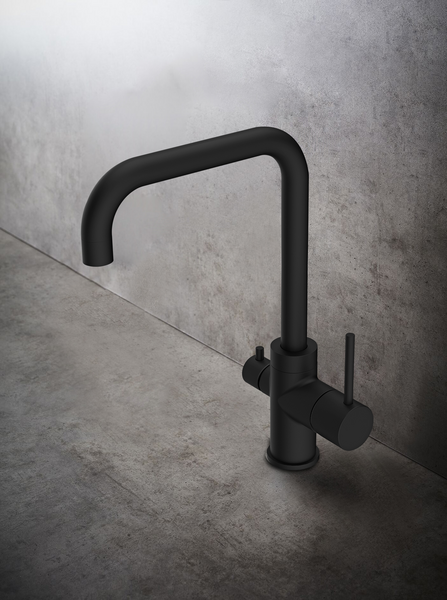 KÖKSBLANDARE HAFA STAND SVART MED DISKMASKINSAVSTÄNGNING