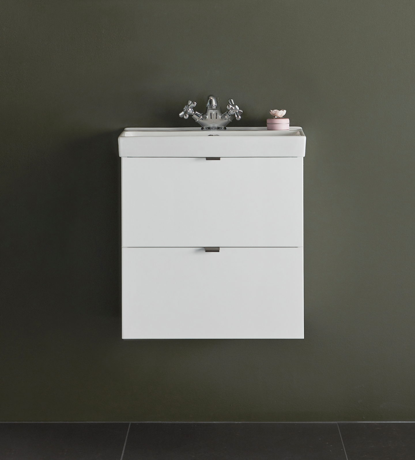 TVÄTTSTÄLLSSKÅP HAFA NEAT LÅDOR VIT 550