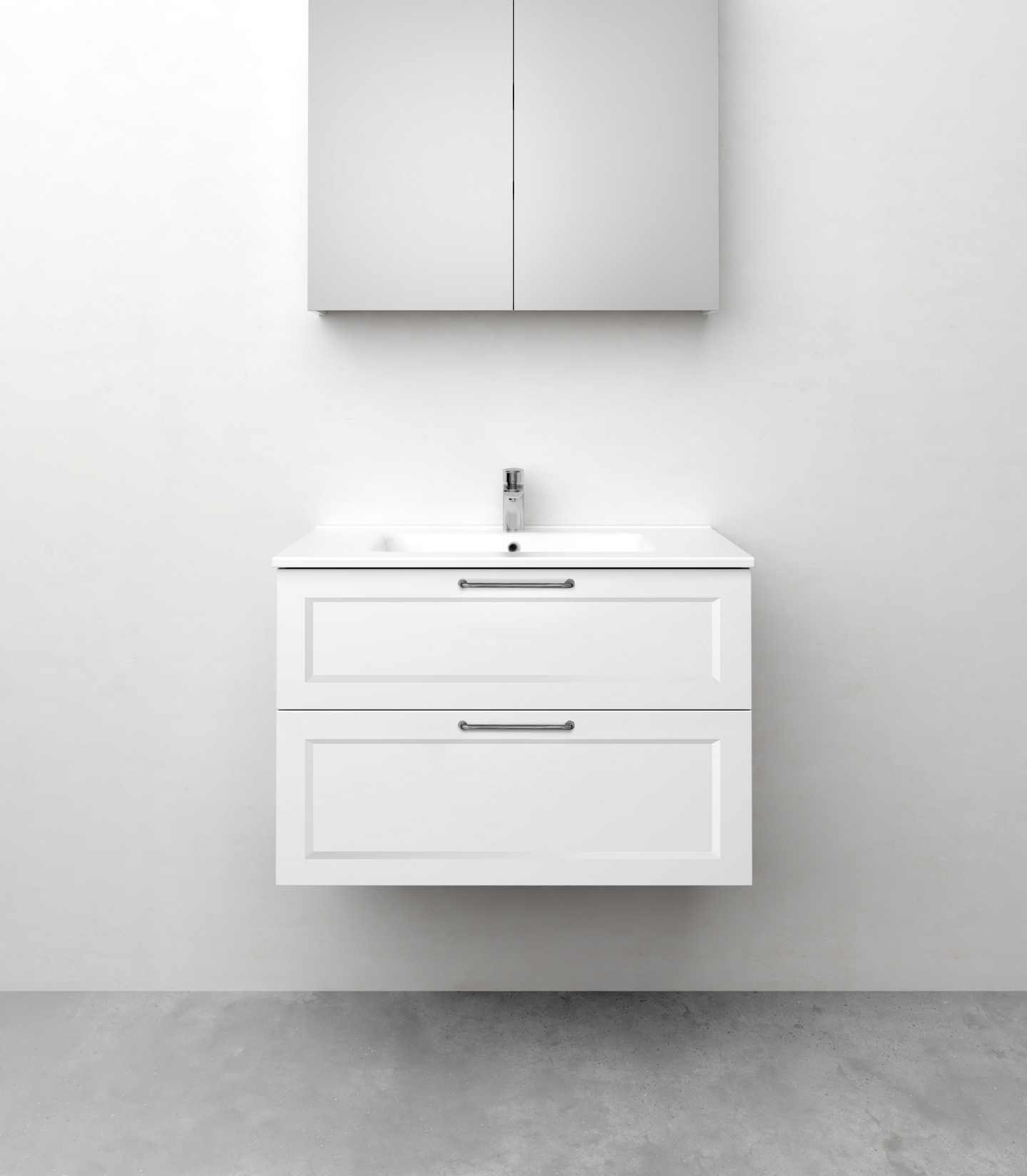 TVÄTTSTÄLLSSKÅP WESTERBERGS NEJD VIT MATT 800