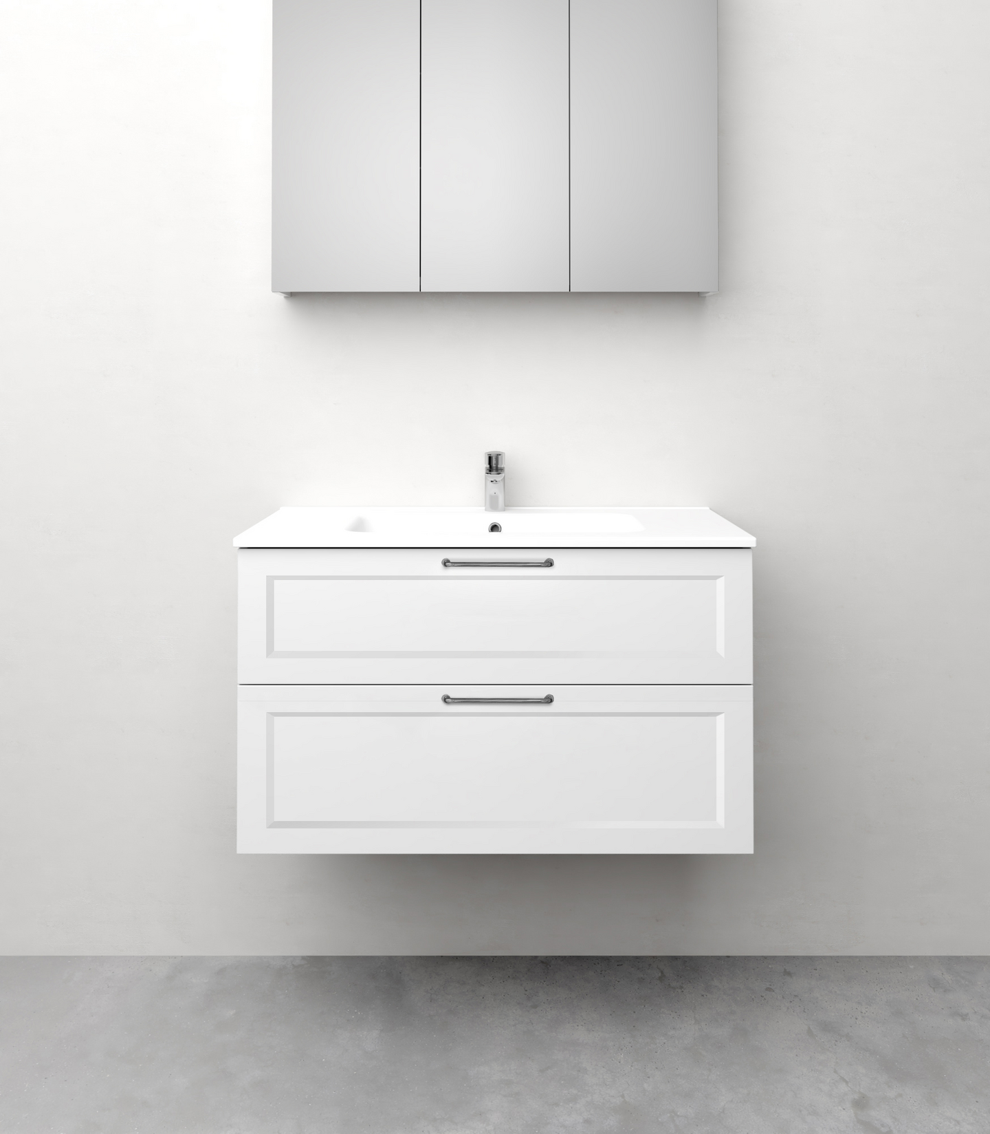 TVÄTTSTÄLLSSKÅP WESTERBERGS NEJD VIT MATT 900