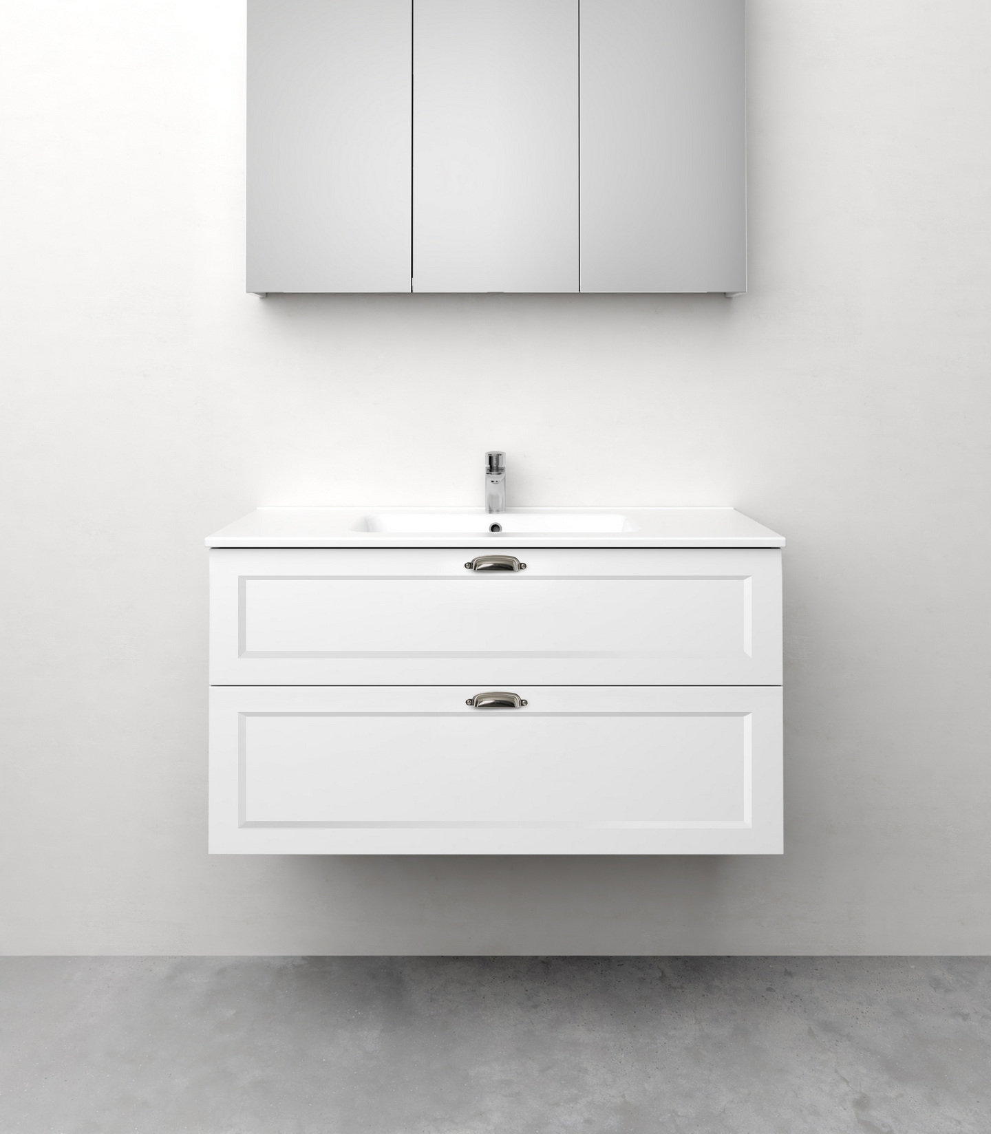 TVÄTTSTÄLLSSKÅP WESTERBERGS NEJD VIT MATT 1000