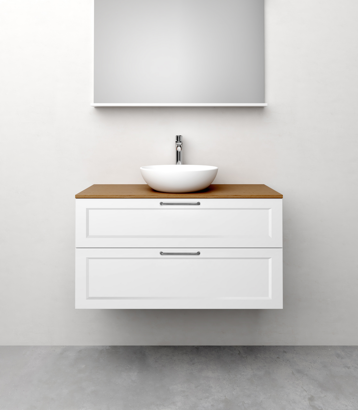 TVÄTTSTÄLLSSKÅP WESTERBERGS NEJD VIT MATT 1000