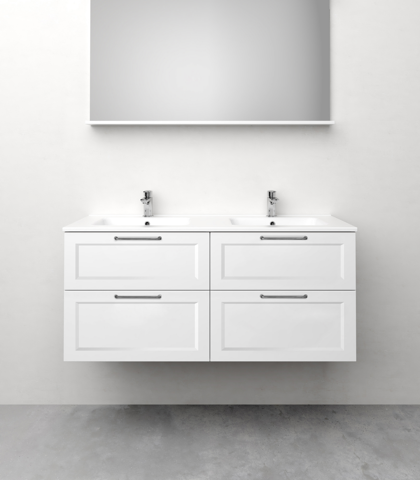 TVÄTTSTÄLLSSKÅP WESTERBERGS NEJD VIT MATT 1200D