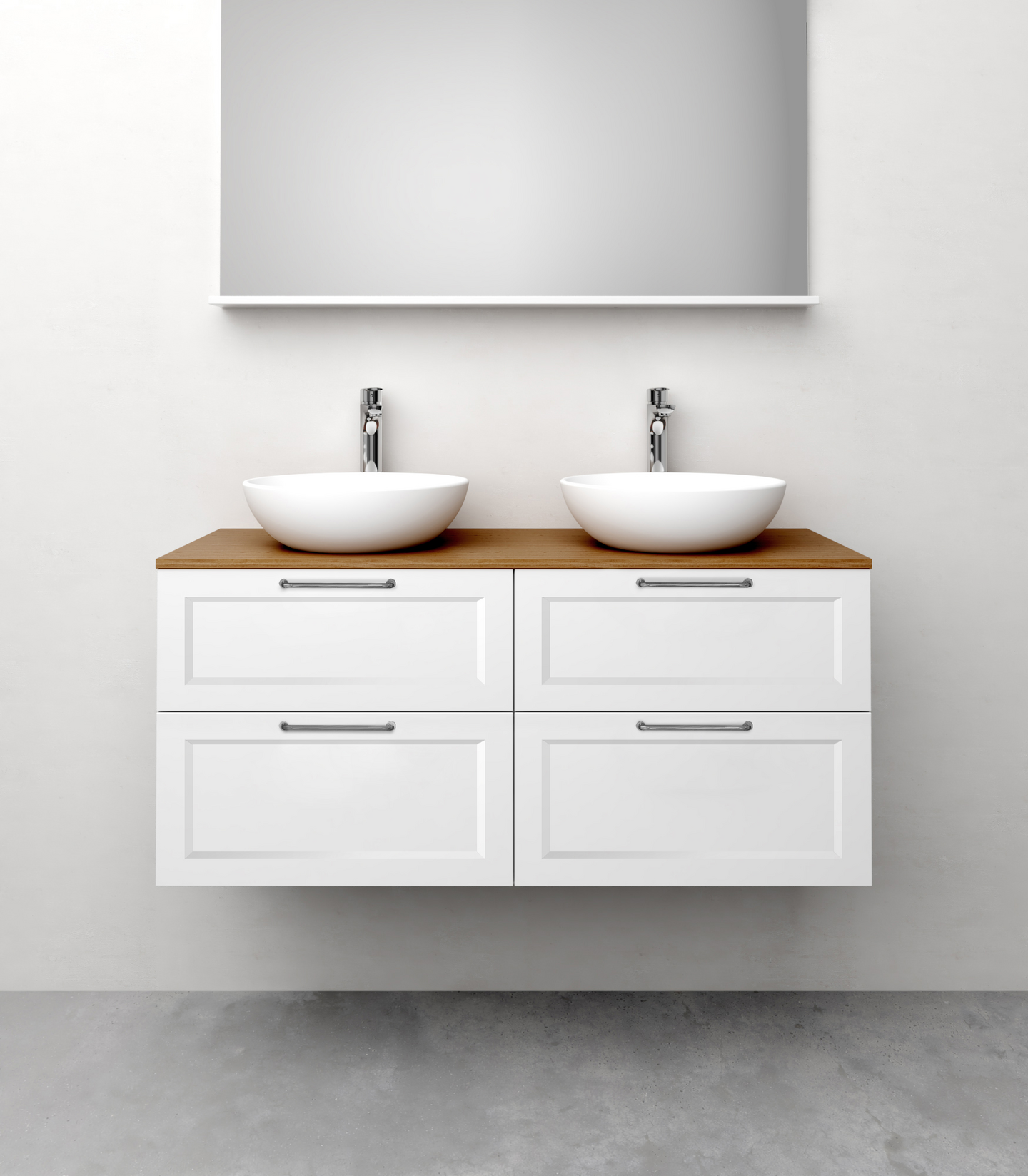 TVÄTTSTÄLLSSKÅP WESTERBERGS NEJD VIT MATT 1200D