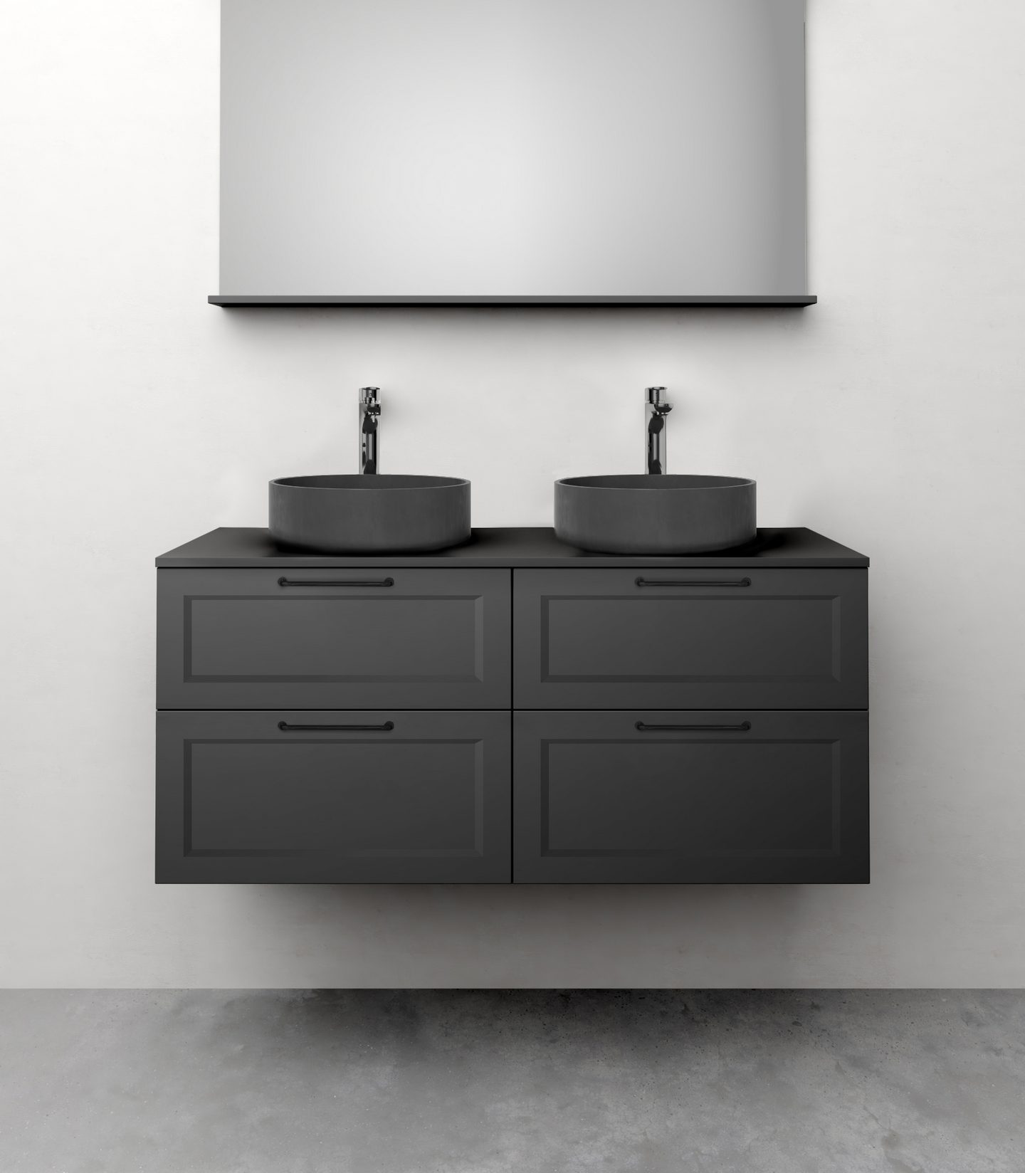 TVÄTTSTÄLLSSKÅP WESTERBERGS NEJD ANTRACIT MATT 1200D