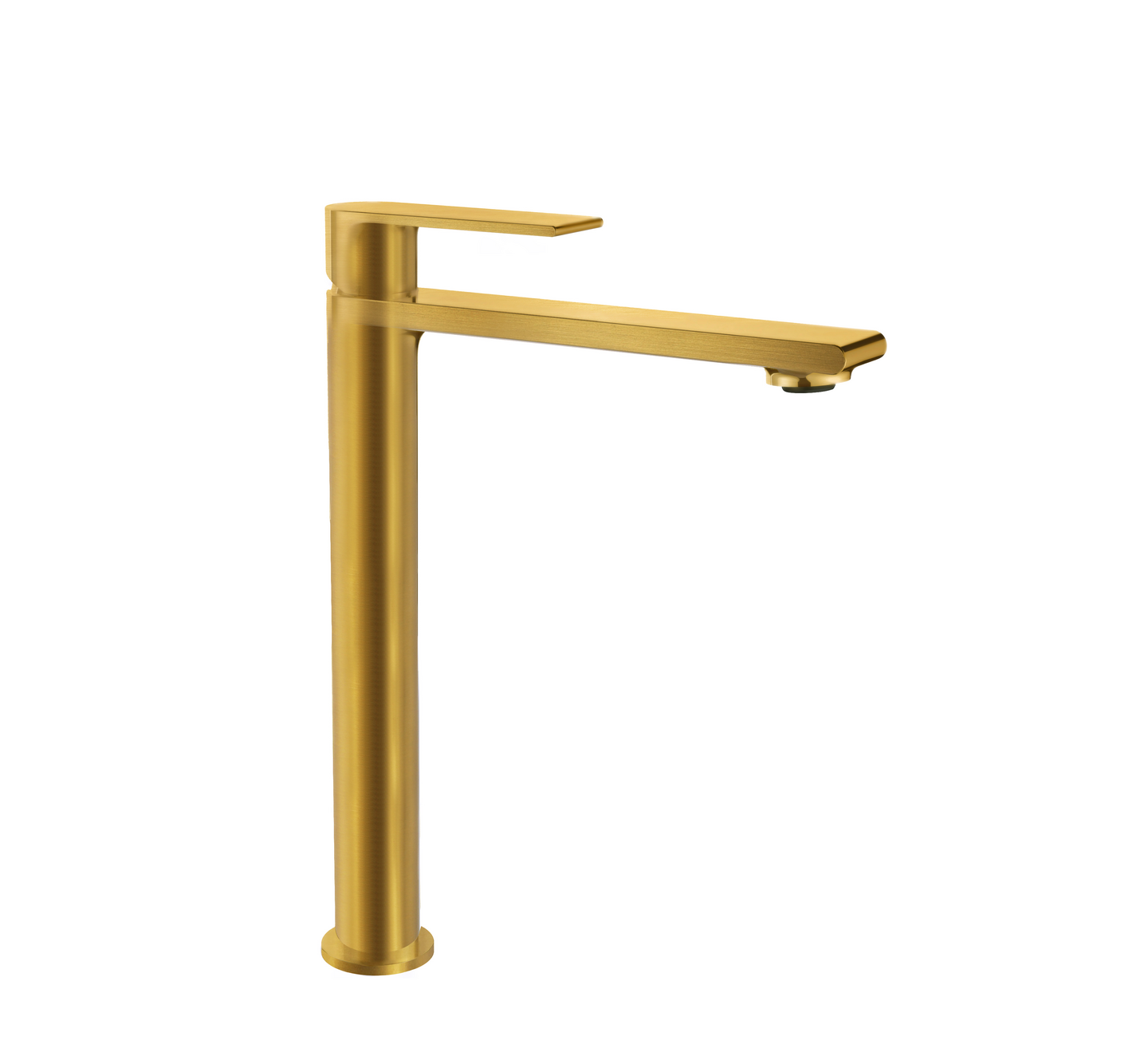 TVÄTTSTÄLLSBLANDARE NORO NEO HÖG MATT BORSTAD MÄSSING