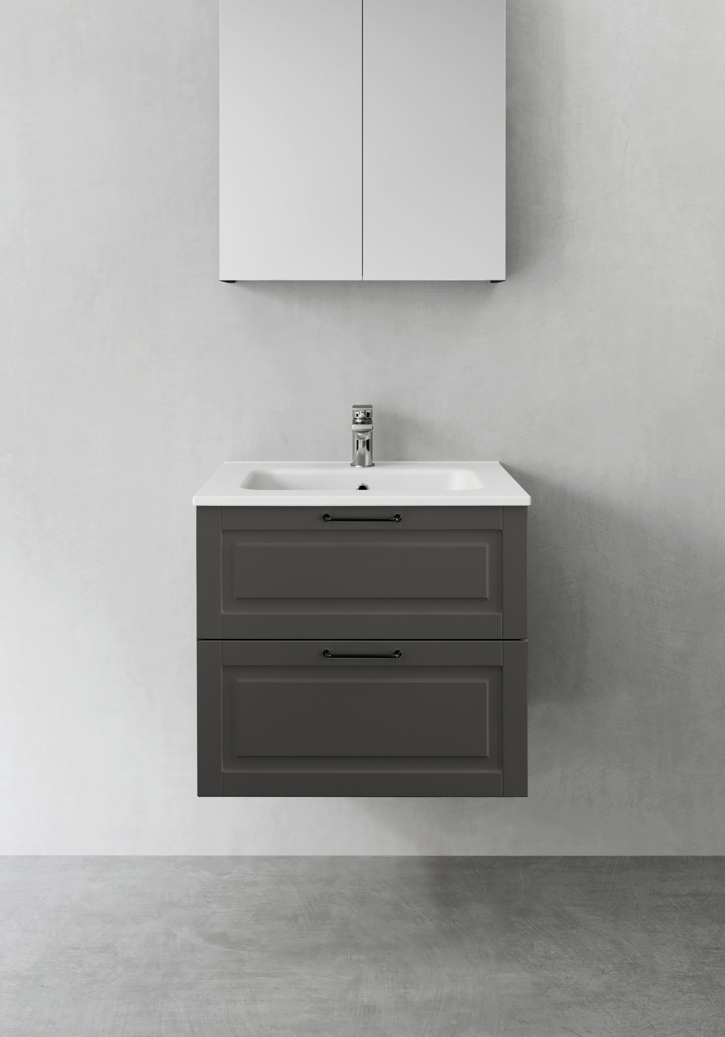 TVÄTTSTÄLLSSKÅP HAFA GRACE ANTRACIT 600