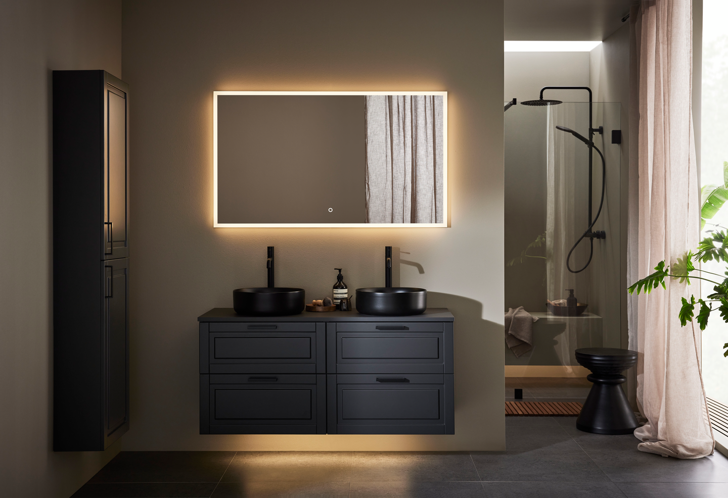 TVÄTTSTÄLLSSKÅP HAFA GRACE ANTRACIT 1200D