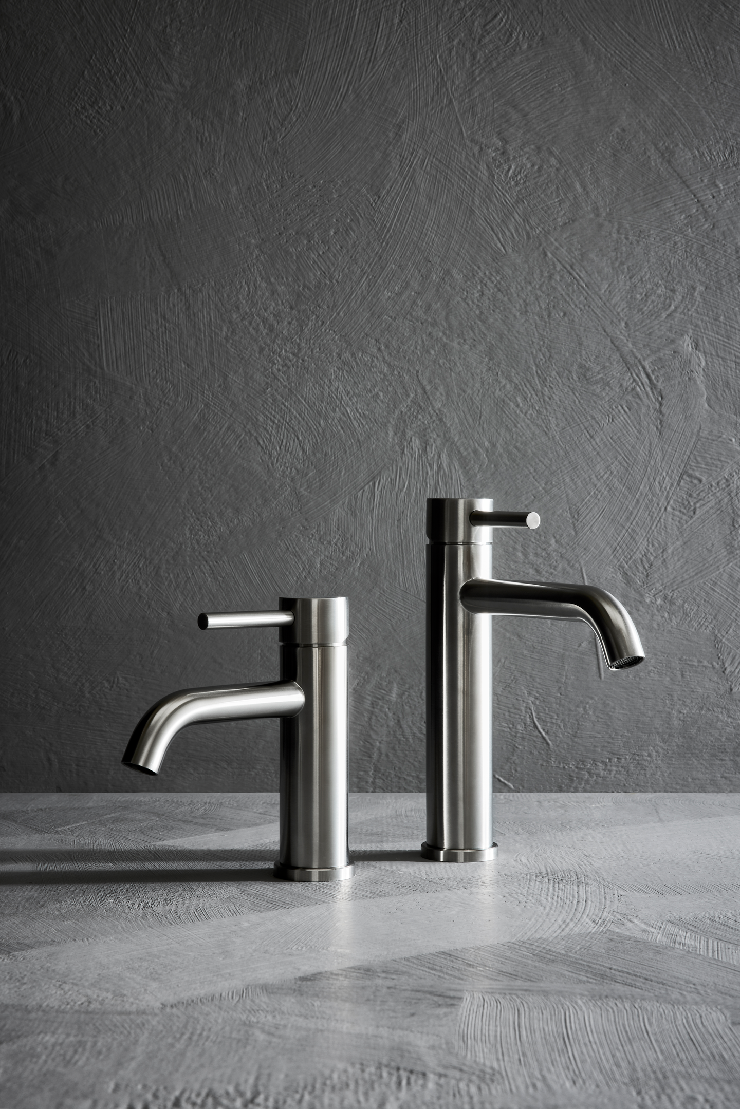 TVÄTTSTÄLLSBLANDARE HAFA RECO LÅG, ROSTFRI BORSTAD