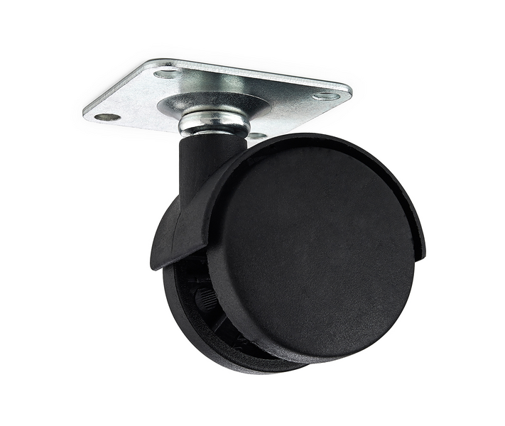 MÖBELHJUL HABO 1440 SVART D50MM 4ST