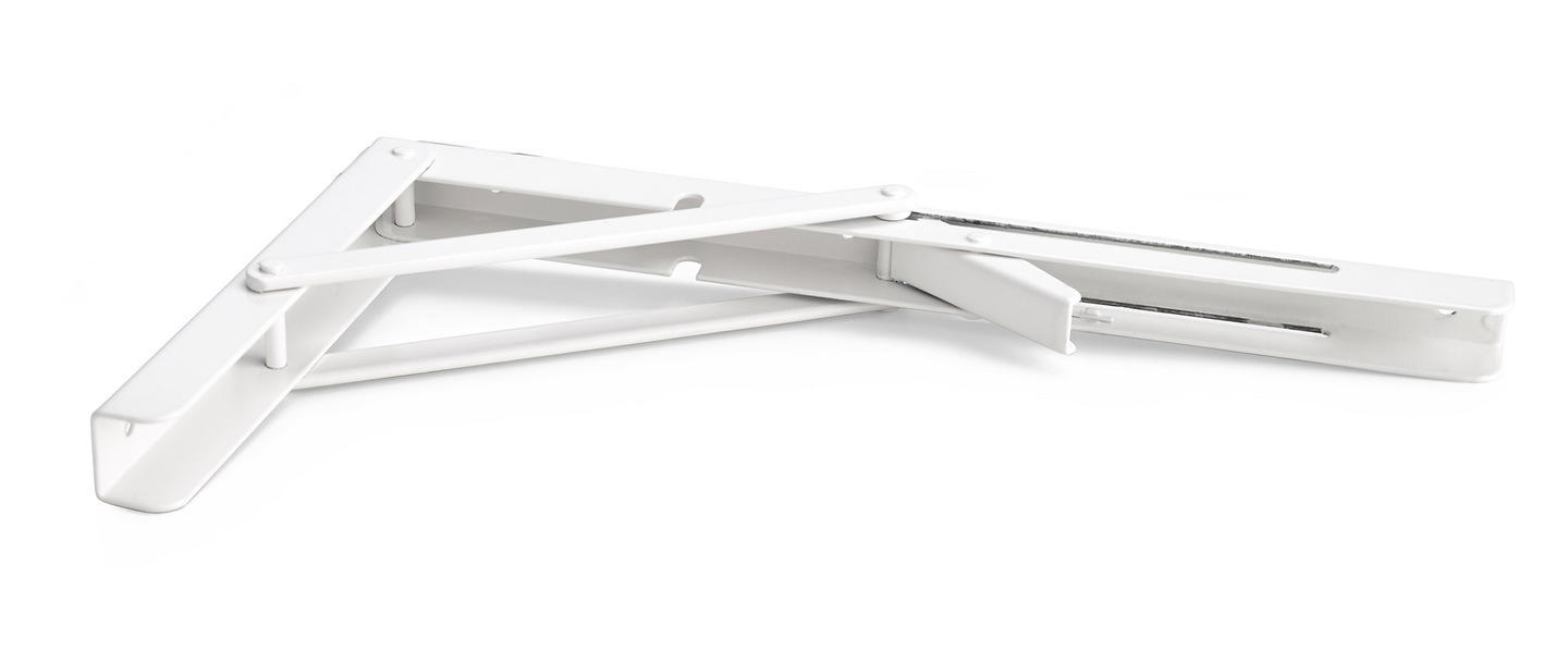 KONSOL  195 VIT 165X305MM FÄLLBAR