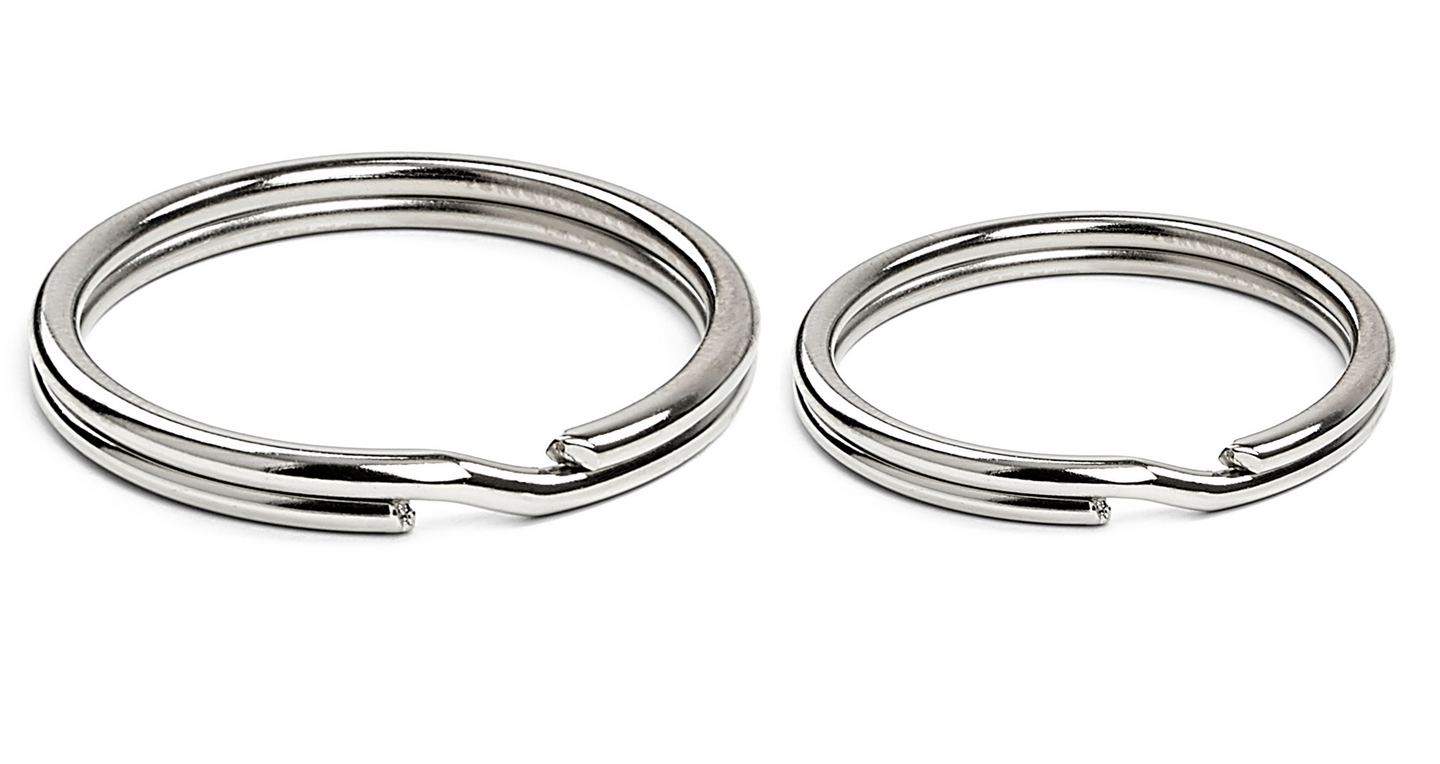 NYCKELRING 25+30MM NICKEL 4P 1269